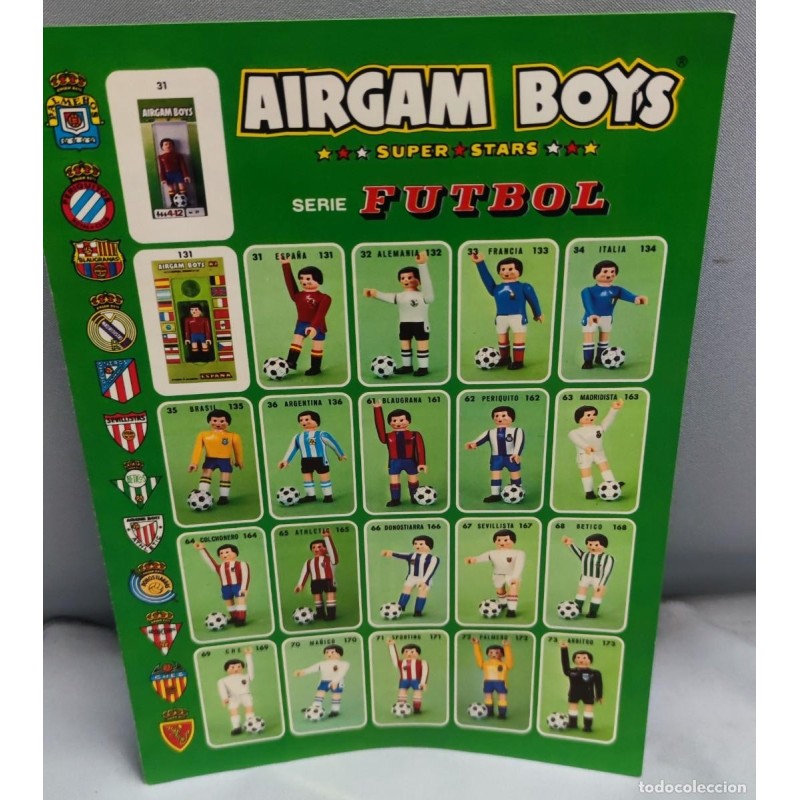 Catálogo de Airgamboys de fútbol