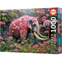Puzzle Elefante Floral 1000 piezas de Educa