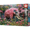 Puzzle Elefante Floral 1000 piezas de Educa