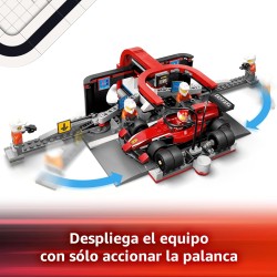 Lego City Parada en Boxes de F1 y Equipo Mecánico de Lego
