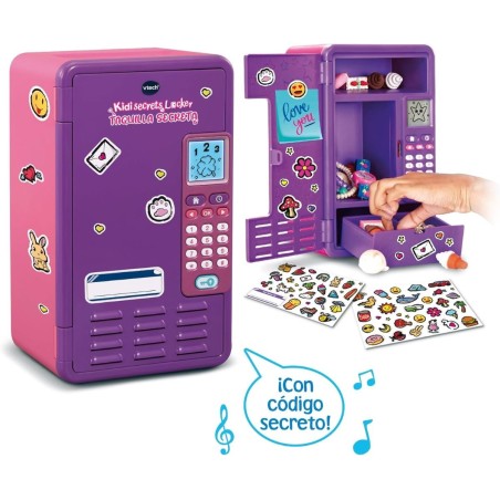 KIDISECRETS Locker taquilla secreta morada de Vtech
