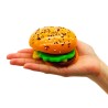 MushMeez Squish Me Famosa | Squishy Antiestrés con Textura Pegajosa y Suave - Hamburguesa
