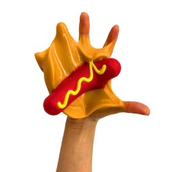 MushMeez Squish Me Famosa | Squishy Antiestrés con Textura Pegajosa y Suave -perrito