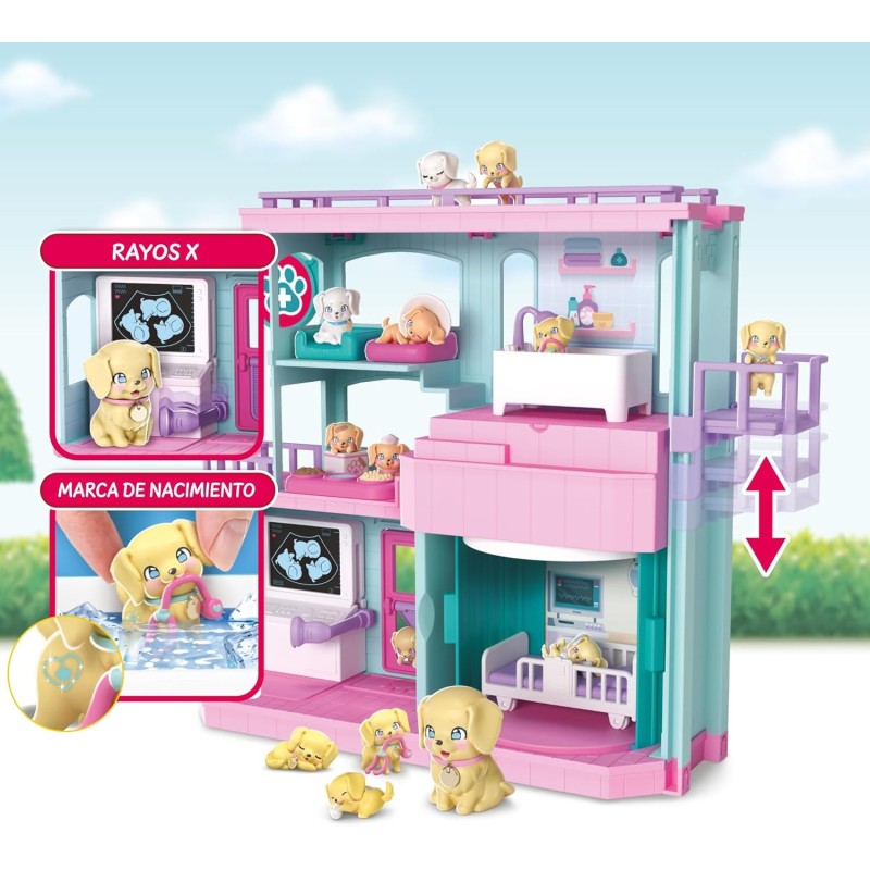Little Live Pets - Mama Surprise Families Set de Clínica para los Cachorros Sorpresa