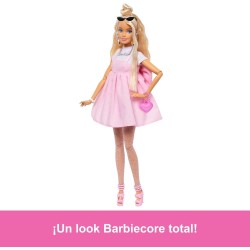 Barbie  Deluxe muñeca vestida con lazo de Mattel