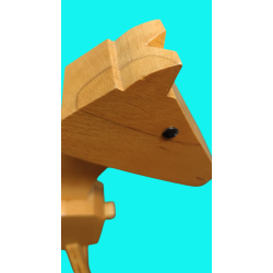 Antiguo caballo para los muñecos chiquitines de Famosa