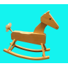 Antiguo caballo para los muñecos chiquitines de Famosa