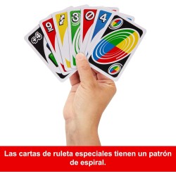 Juego uno spin de Mattel Games