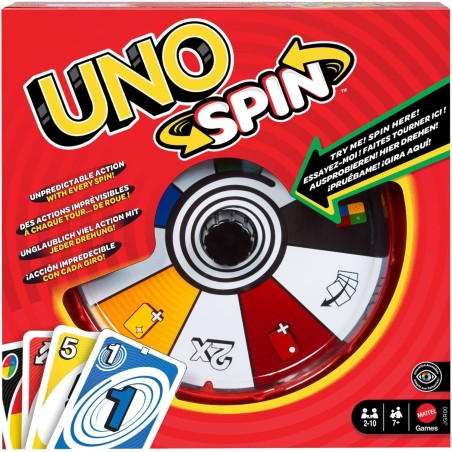 Juego uno spin de Mattel Games