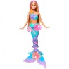 Barbie sirena florece rubia de Mattel