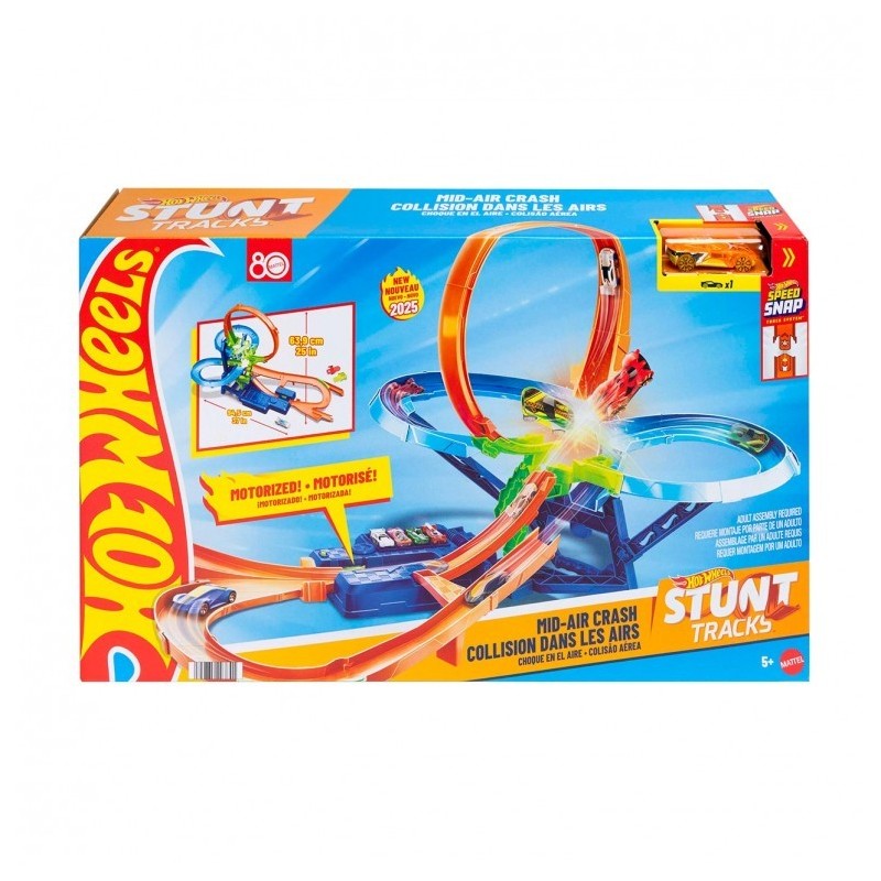 Pista big air chash de Hot Wheels