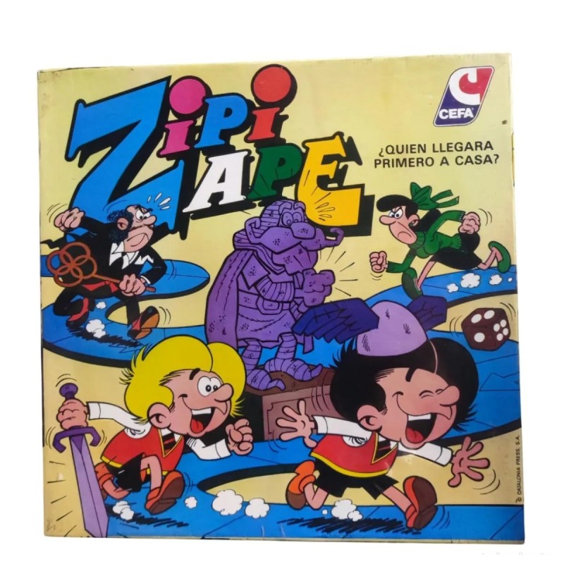Antiguo juego de mesa de ZIPI Y ZAPE ¿Quién será el primero en llegar a casa? de CEFA años 80