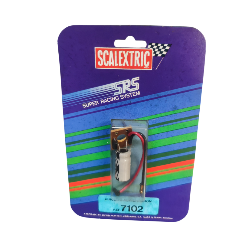 Scalextric SCX. SRS Exin. Circuito Alimentación. Ref 7102.