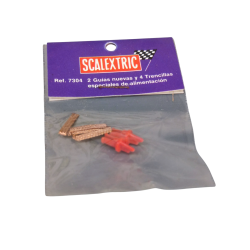Scalextric SRS Ref. 7304 2 guias, 4 trencillas para competición-Nuevo