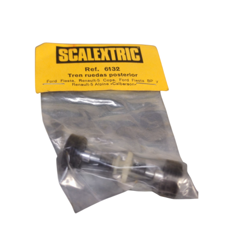 SCALEXTRIC -REF 6132 Tren de ruedas posterior Renault 5/ Ford Fiesta-Nuevo