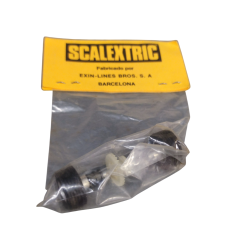 SCALEXTRIC -REF 6132 Tren de ruedas posterior Renault 5/ Ford Fiesta-Nuevo