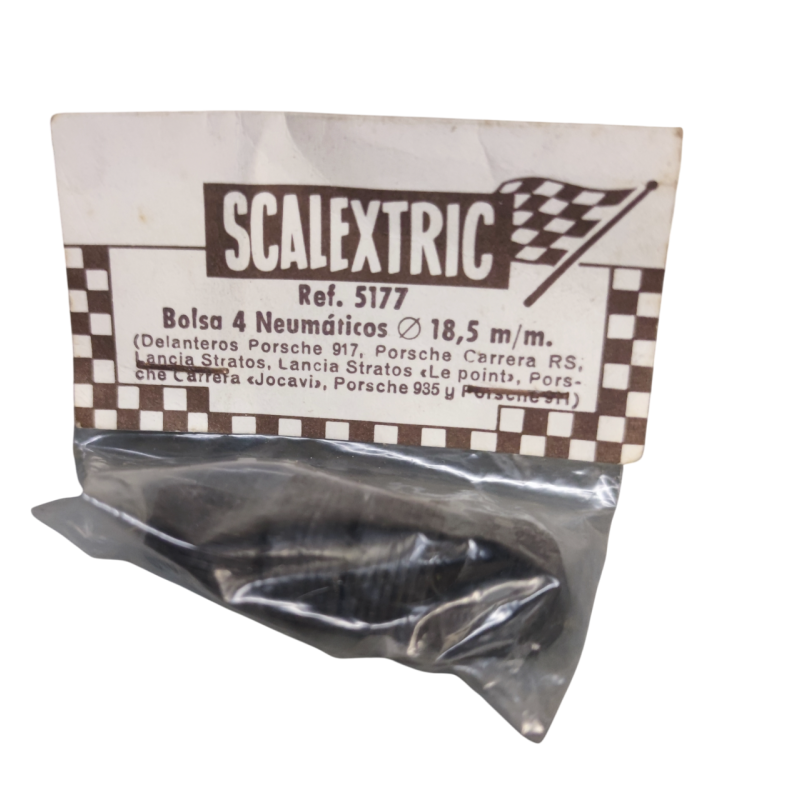 Scalextric ref. 5177 neumáticos delanteros 19 para porche 917, Tyrrel Ford stratos