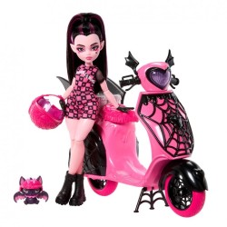 Monster High Draculaura y su scooter  de Mattel