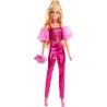 Barbie deluxe metallic con corse rosa de Mattel