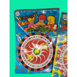 Antiguo lote  de 3 juegos de Wonilandia- Ruleta- Bingo y Disco y figura- Nuevo