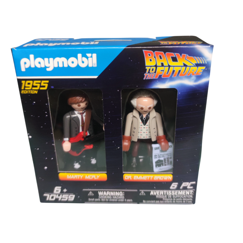 Playmobil 70459 Marty Mcfly y Dr. Emmett Brown ¡Back to the Future!