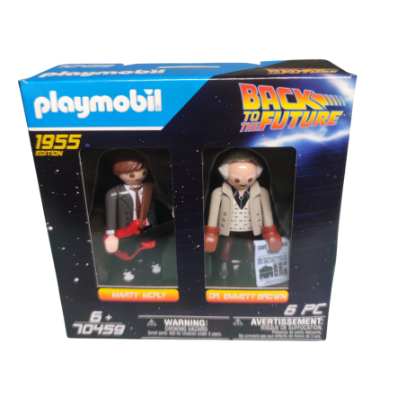 Playmobil 70459 Marty Mcfly y Dr. Emmett Brown ¡Back to the Future!