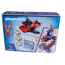 PLAYMOBIL action 6834 - SPARKY con lanzadera de discos año 2015