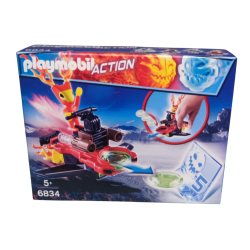 PLAYMOBIL action 6834 - SPARKY con lanzadera de discos año 2015