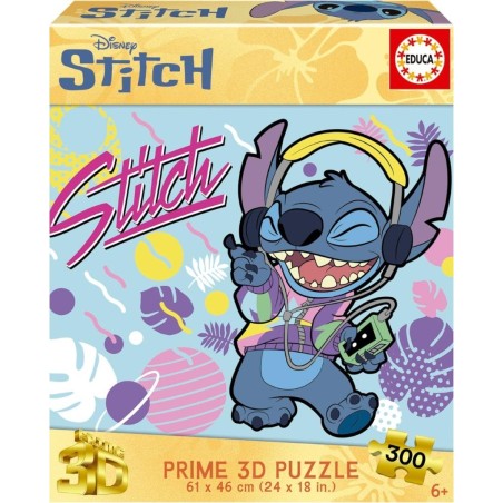 Puzle 3D Lenticular Stitch Disney Educa 300 piezas