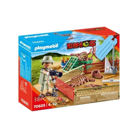 Set paleontólogo Playmobil Dinos 70605
