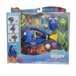 Set de figuras Disfraza a Dory Finding Dory Bandai