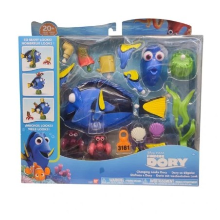 Set de figuras Disfraza a Dory Finding Dory Bandai