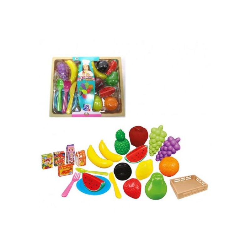 Caja con frutas ( 23 PCS )