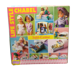 Sofa cama de muñeca chabel de Feber año 1989