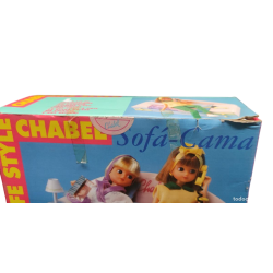 Sofa cama de muñeca chabel de Feber año 1989