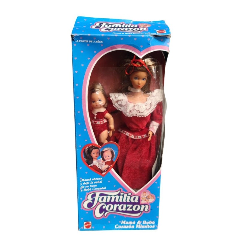 Mamá y Bebé corazón mimitos de la Familia corazón de Mattel 1998 Nuevo