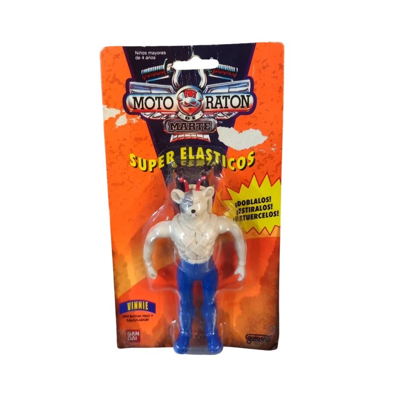 Vinnie Moto Ratón Super Elásticos Bandai 1993