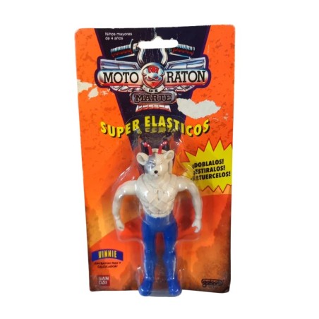 Vinnie Moto Ratón Super Elásticos Bandai 1993