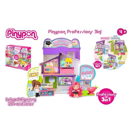 Profesiones 3 en 1 de Pinypon de Famosa