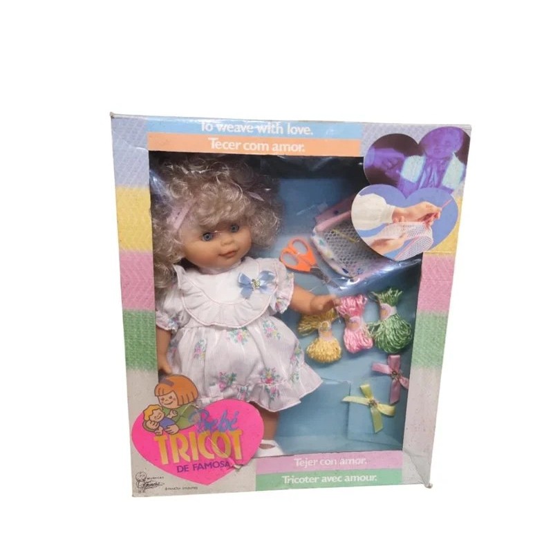 Muñeca Bebé Tricot Famosa 1989