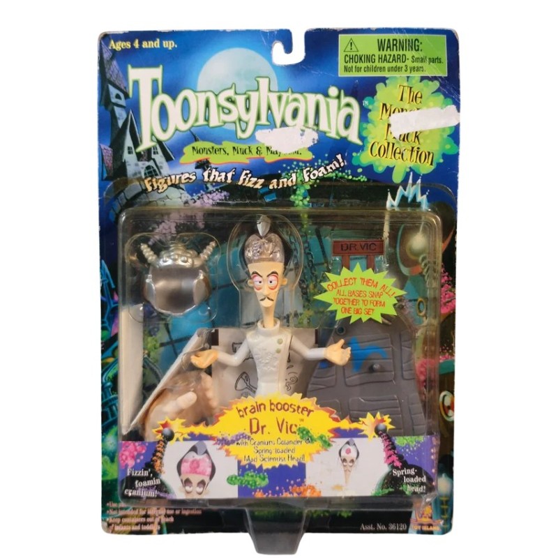 Figura Dr Vic Brain Booster Toonsylvania 1998