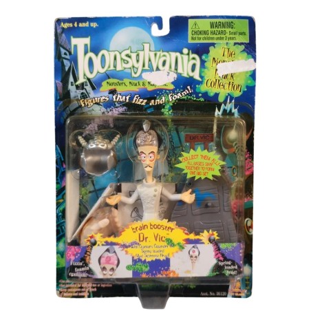 Figura Dr Vic Brain Booster Toonsylvania 1998