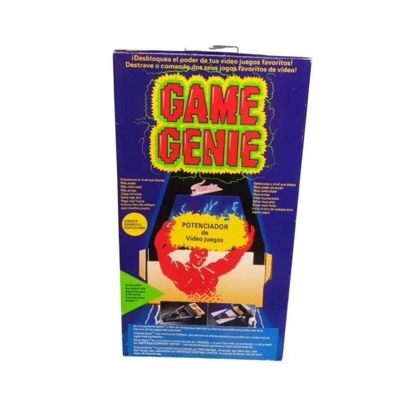 Game Genie Potenciador Videojuegos Famosa Años 90
