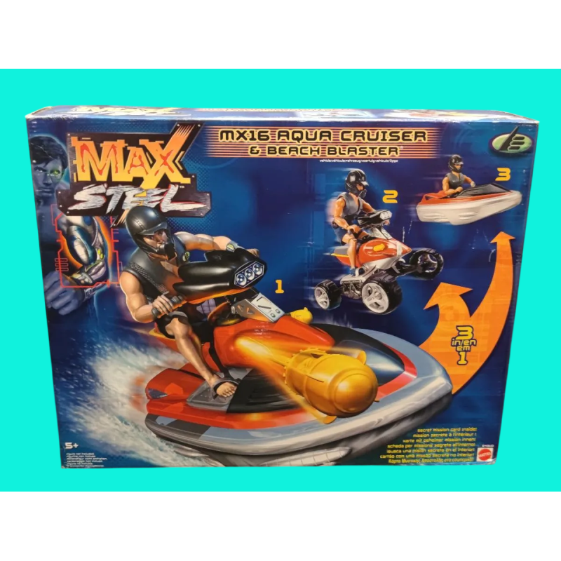 Max Steel agua cruiser de Mattel año 1999