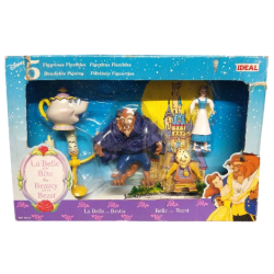 La Bella y la Bestia Set de 5 Figuras de Ideal