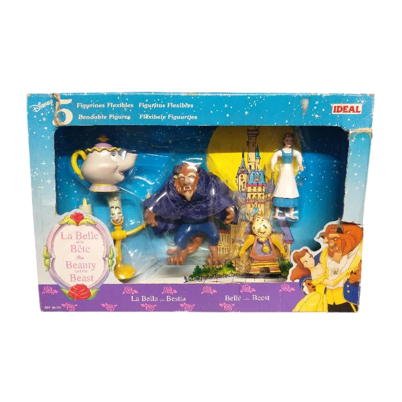 La Bella y la Bestia Set de 5 Figuras de Ideal