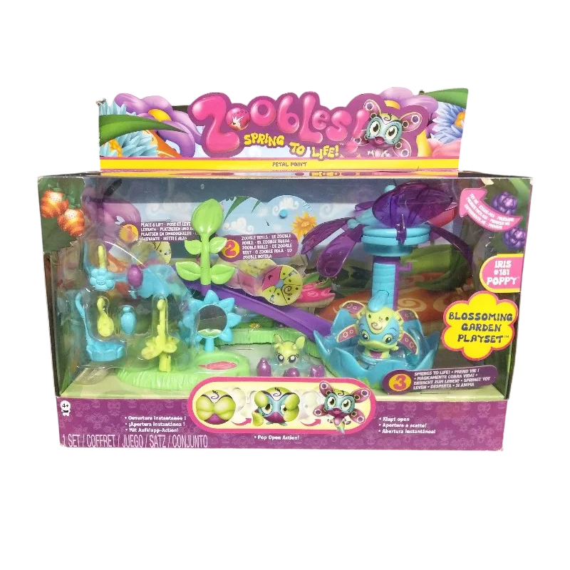 Zoobles- Blossoming garden playset- Bizak año 2011