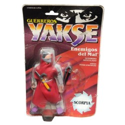 Gerreros Yakse enemigos del mal Scorpia de Hasbro 1987