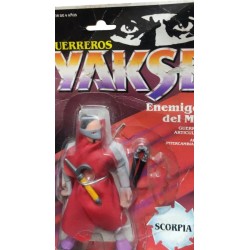 Gerreros Yakse enemigos del mal Scorpia de Hasbro 1987