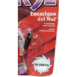 Gerreros Yakse enemigos del mal Scorpia de Hasbro 1987